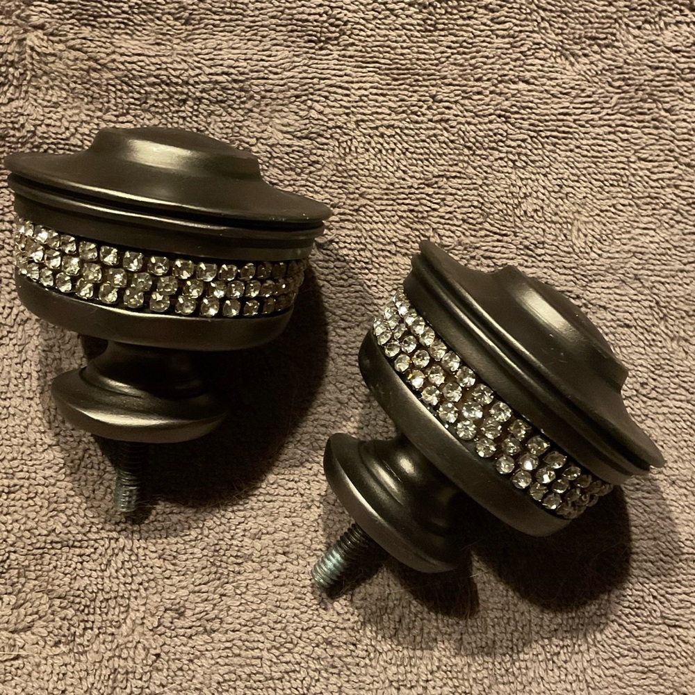 Rhinestone Finials - Picture 2 of 2